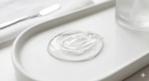 Detaliu textură fluid mătăsos pe bază de apă.